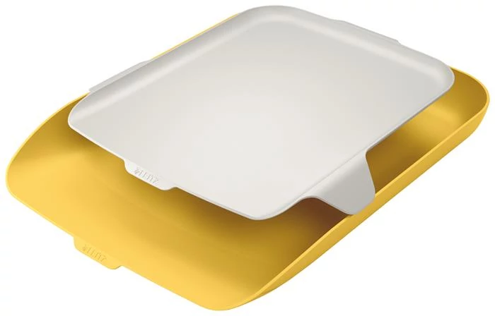 Irattálca, rendszerező tálcával, műanyag, LEITZ 