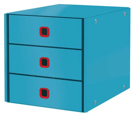 Irattároló, laminált karton, 3 fiókos, LEITZ 