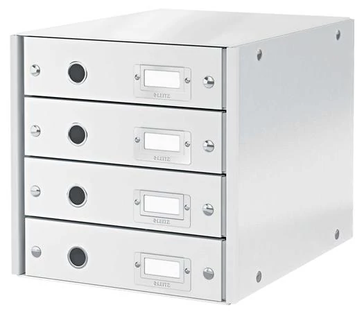 Irattároló, laminált karton,  4 fiókos, LEITZ 