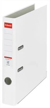 Iratrendező, 50 mm, A4, PP/karton, élvédő sínnel, ESSELTE 