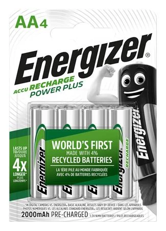 Tölthető elem, AA ceruza, 4x2000 mAh, ENERGIZER 
