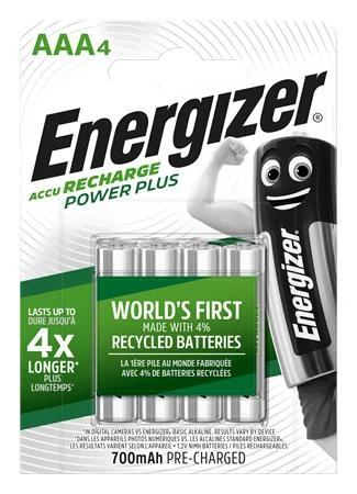 Tölthető elem, AAA mikro, 4x700 mAh, ENERGIZER 