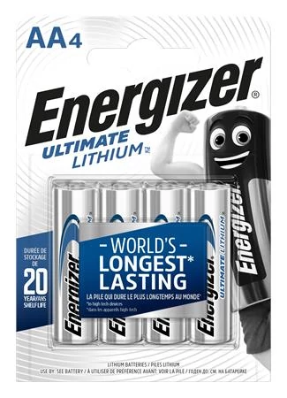 Elem, AA ceruza, 4 db, Lítium, ENERGIZER 