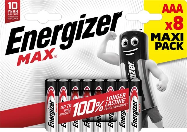 Elem, AAA mikro, 8 db, ENERGIZER 