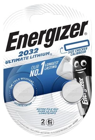 Gombelem, lítium, CR2032, 2 db, ENERGIZER 