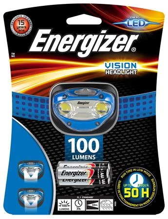 Fejlámpa, 2 LED, 3xAAA, ENERGIZER 