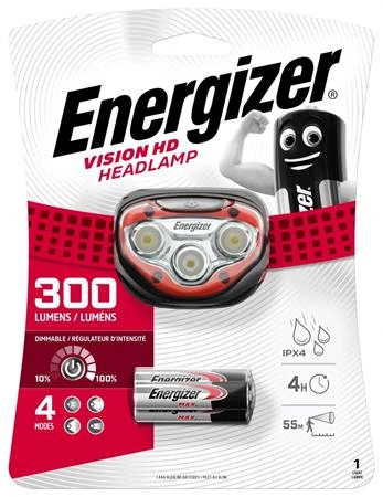 Fejlámpa, 3 LED, 3xAAA, ENERGIZER 