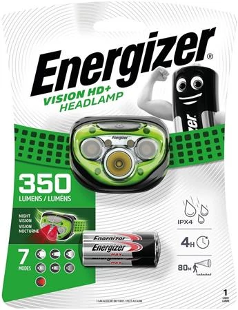Fejlámpa, 3 LED, 3xAAA, ENERGIZER 