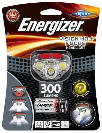 Fejlámpa, 3 LED, 3xAAA, ENERGIZER 