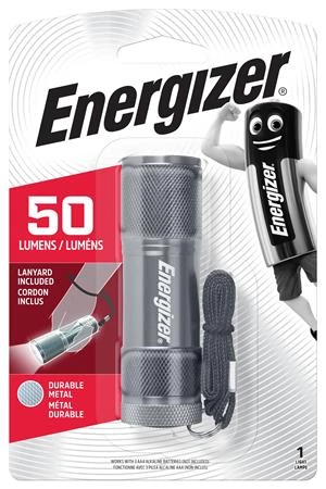 Elemlámpa, LED, 3xAAA (nem tartozék), fém ház, ENERGIZER 