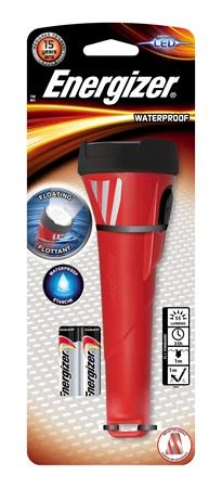Elemlámpa, LED, 2xAA, vízálló, ENERGIZER 