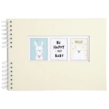 Kreatív scrapbook készlet, EXACOMPTA, pasztell sárga