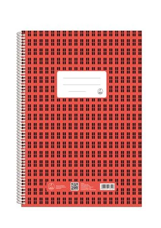 Spirálfüzet, A4, franciakockás, 80 lap, FŰZFŐI 