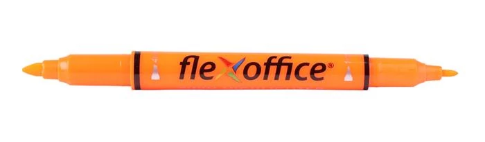 Szövegkiemelő, 1,0/4,0 mm, kétvégű, FLEXOFFICE 
