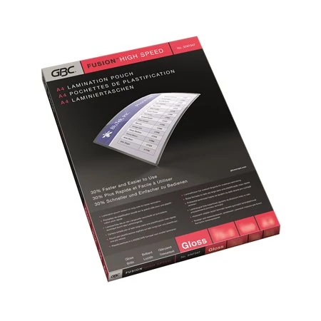 Meleglamináló fólia, 75 mikron, A4, fényes, GBC 