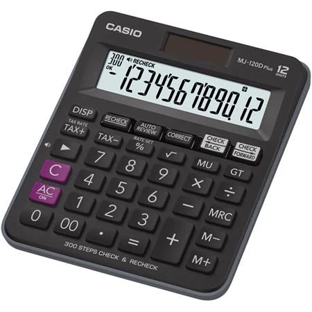 Számológép, asztali, 12 számjegy, CASIO 
