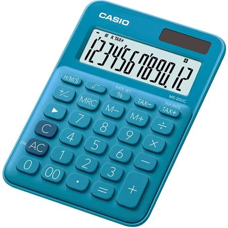 Számológép, asztali, 12 számjegy, CASIO, 