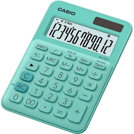 Számológép, asztali, 12 számjegy, CASIO, 