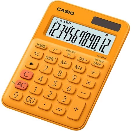 Számológép, asztali, 12 számjegy, CASIO, 