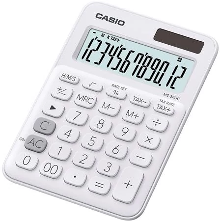 Számológép, asztali, 12 számjegy, CASIO 