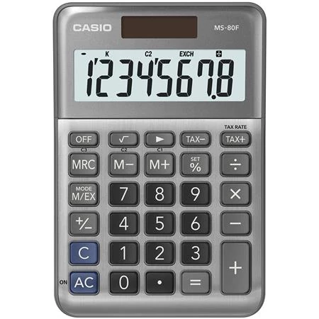 Számológép, asztali, 8 számjegy, CASIO 
