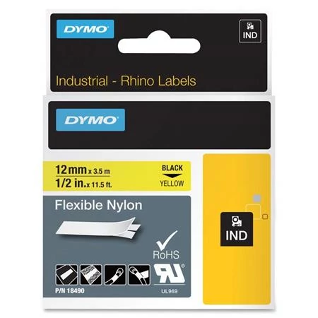 Feliratozógép szalag, flexibilis ID, 12 mm x 3,5 m, DYMO 