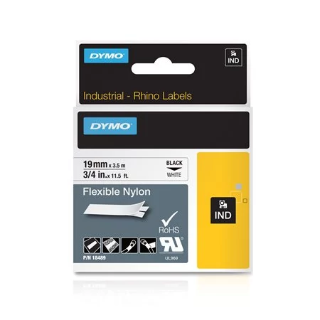 Feliratozógép szalag, flexibilis ID, 19 mm x 3,5 m, DYMO 