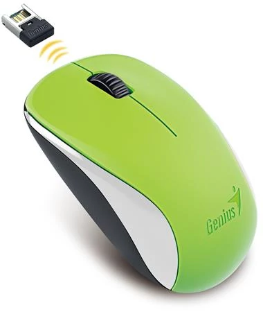 Egér, vezeték nélküli, optikai, normál méret, GENIUS 