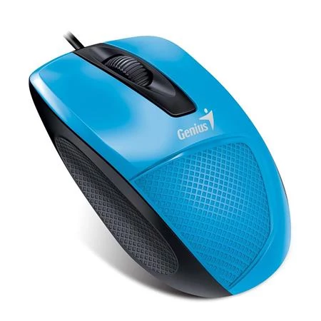 Egér, vezetékes, optikai, normál méret, USB, GENIUS 