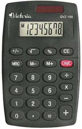 Zsebszámológép, 8 számjegy, VICTORIA OFFICE, 
