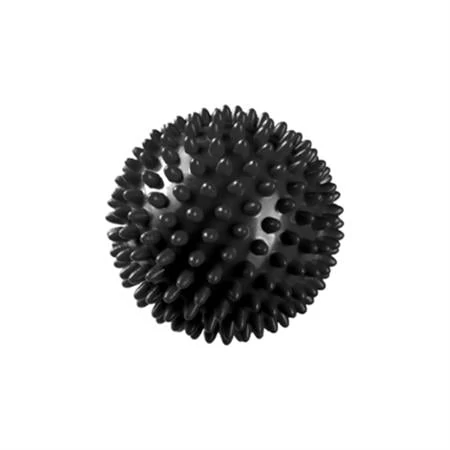 Tüskés masszírozó labda 7,5 cm (fekete)