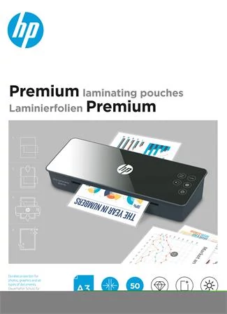 Meleglamináló fólia, 125 mikron, A3, fényes, 50 db, HP 