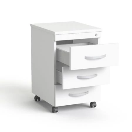 Görgős konténer, 3 fiókos, MAYAH 