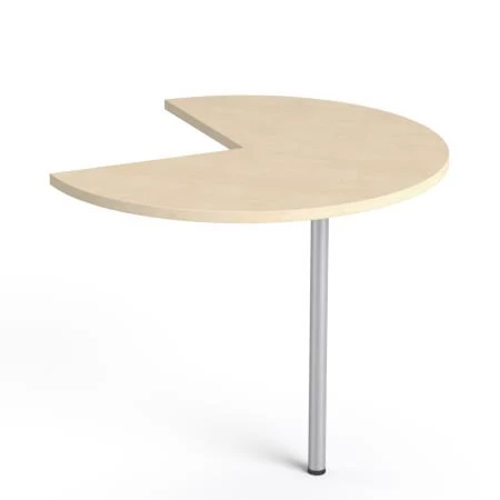 Tárgyalótoldat, 270°-os, szürke fémlábbal, O 90 cm, MAYAH
