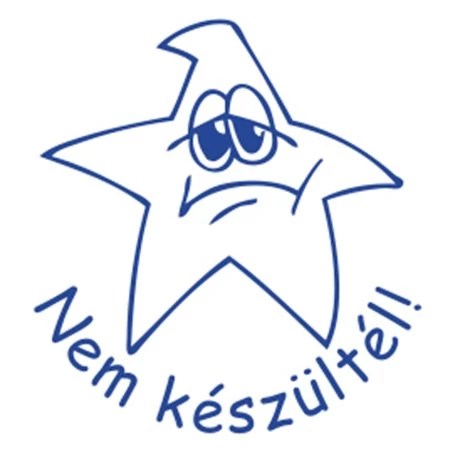 Bélyegző, motivációs, Nem készültél!, COLOP 