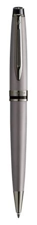 Golyóstoll, 0,7 mm, metál ezüst tolltest, ezüst klip, WATERMAN 