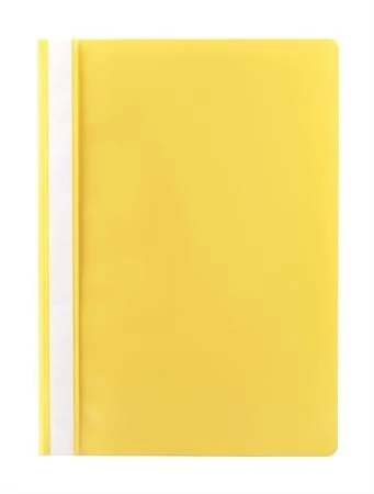 Gyorsfűző, PP, A4, VICTORIA OFFICE, citromsárga, 10 db/csomag
