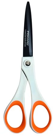 Olló, általános, tapadásmentes, 17 cm, FISKARS 