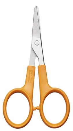 Olló, körömvágó, 10 cm, egyenes, FISKARS 