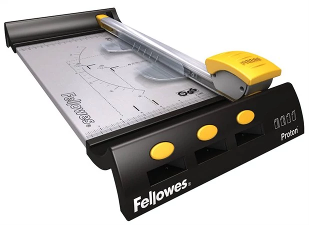 Vágógép, görgős, A4, 10 lap, FELLOWES 