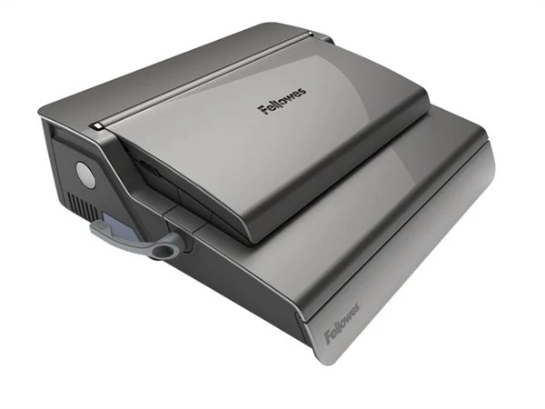 Spirálozógép, fém spirálkötéshez, elektromos, 130 lap, FELLOWES 