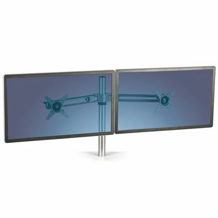 Monitortartó kar, két monitorhoz, FELLOWES 
