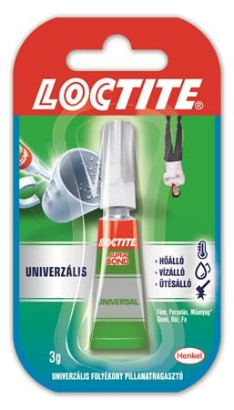 Pillanatragasztó, 3 g, HENKEL 