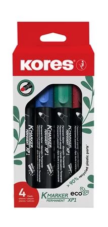 Alkoholos marker készlet, 3 mm, kúpos, KORES 