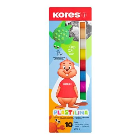 Gyurma, 200 g, 10 szín, KORES 