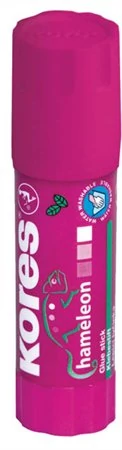 Ragasztóstift, 15 g, elszíntelenedő, KORES 
