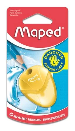 Hegyező, egylyukú, tartályos, balkezes, MAPED 