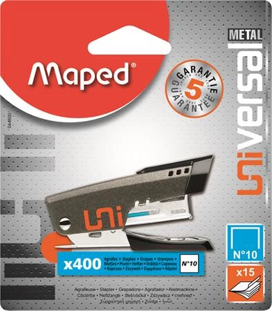 Tűzőgép, No. 10, 15 lap, MAPED 