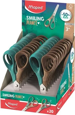 Olló display, óvodai, 12 cm, FSC, MAPED 