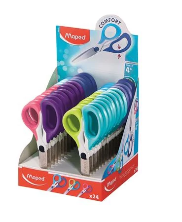Olló display, iskolai, 13 cm, MAPED 